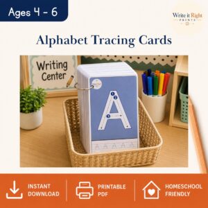 Letter Tracing Flashcards