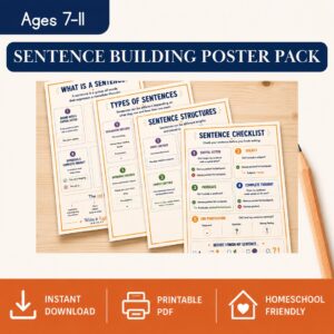 Sentence Building Poster Pack